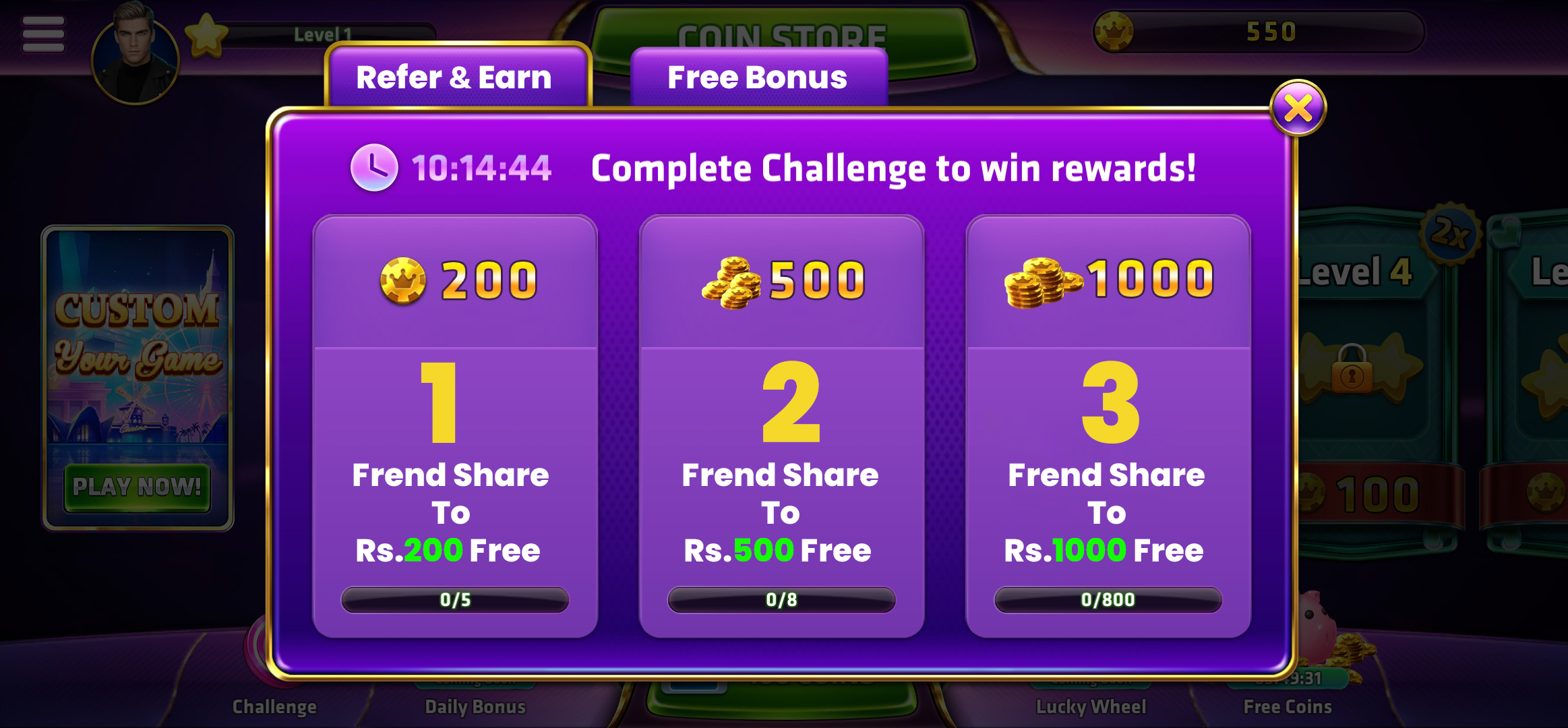 How To Refer And Earn In Gin Rummy App ?